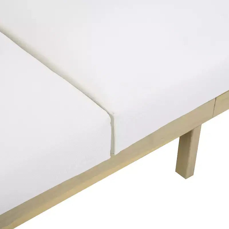 ModernLuxe Ensemble de mobilier de conversation d'extérieur 4/5 pièces, groupe de canapés modulables en bois d'acacia et osier avec coussins imperméables, teck clair/crème