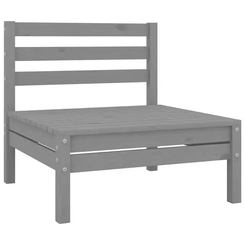 vidaXL Salon de jardin Bois de pin massif Modulable Moyen