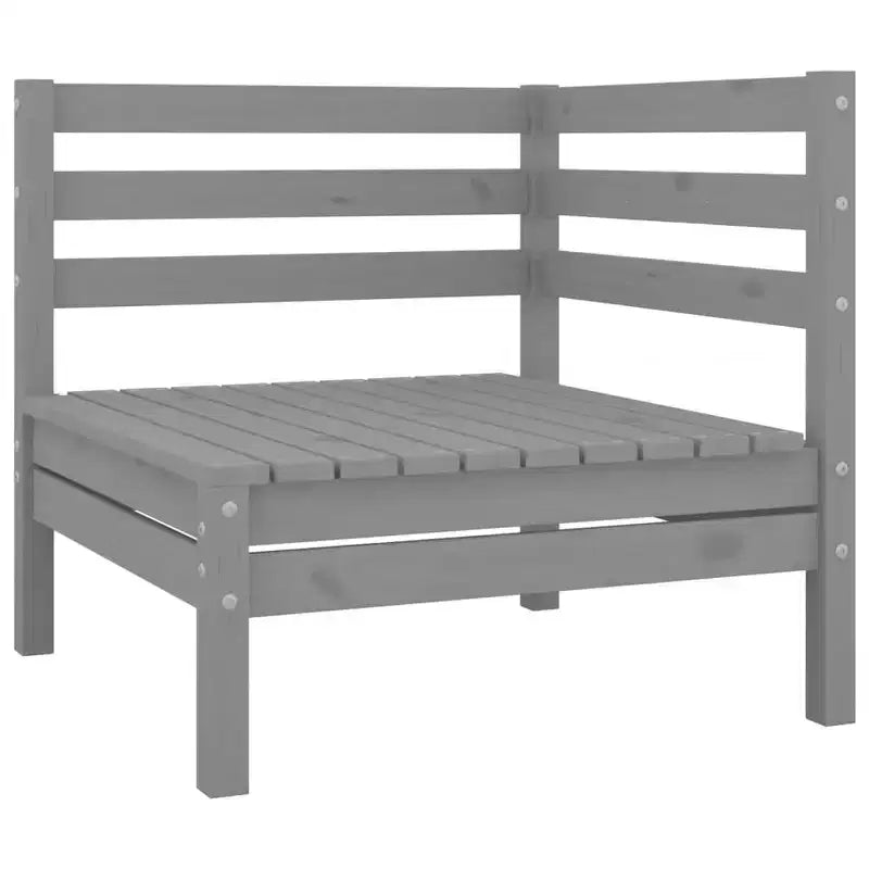 vidaXL Salon de jardin Bois de pin massif Modulable Moyen
