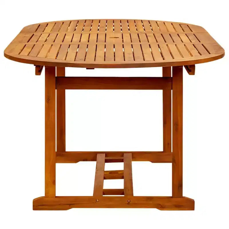 vidaXL Salon de jardin bois d'acacia massif Moyen Empilable Salon de jardin