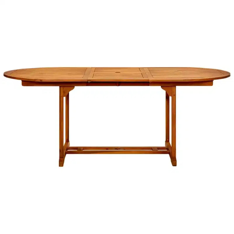 vidaXL Salon de jardin bois d'acacia massif Moyen Empilable Salon de jardin