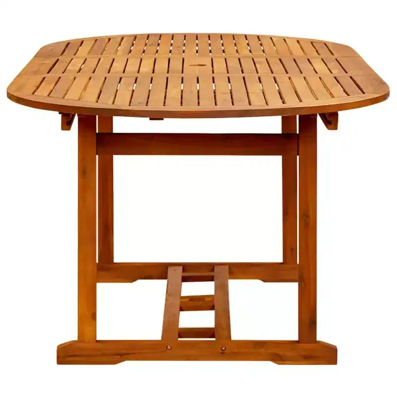 vidaXL Salon de jardin bois d'acacia massif Moyen Empilable Salon de jardin