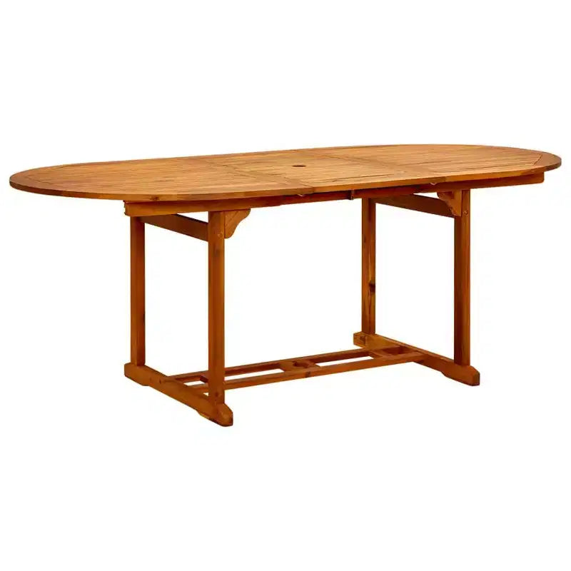 vidaXL Salon de jardin bois d'acacia massif Moyen Empilable Salon de jardin