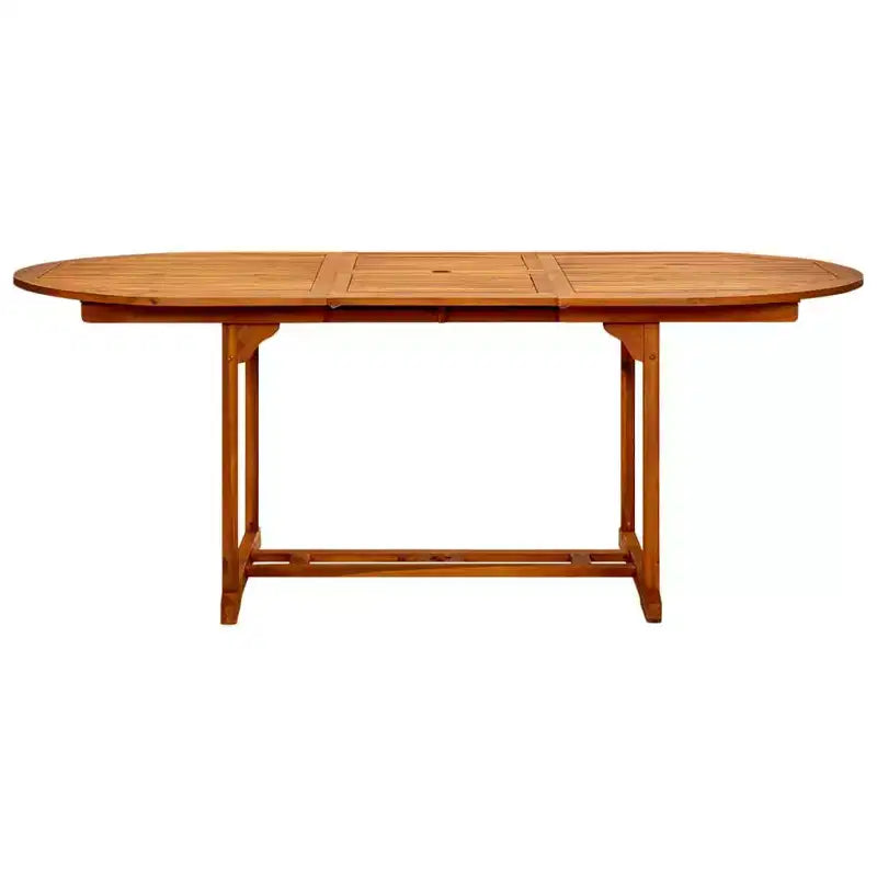 vidaXL Salon de jardin bois d'acacia massif Moyen Empilable Salon de jardin
