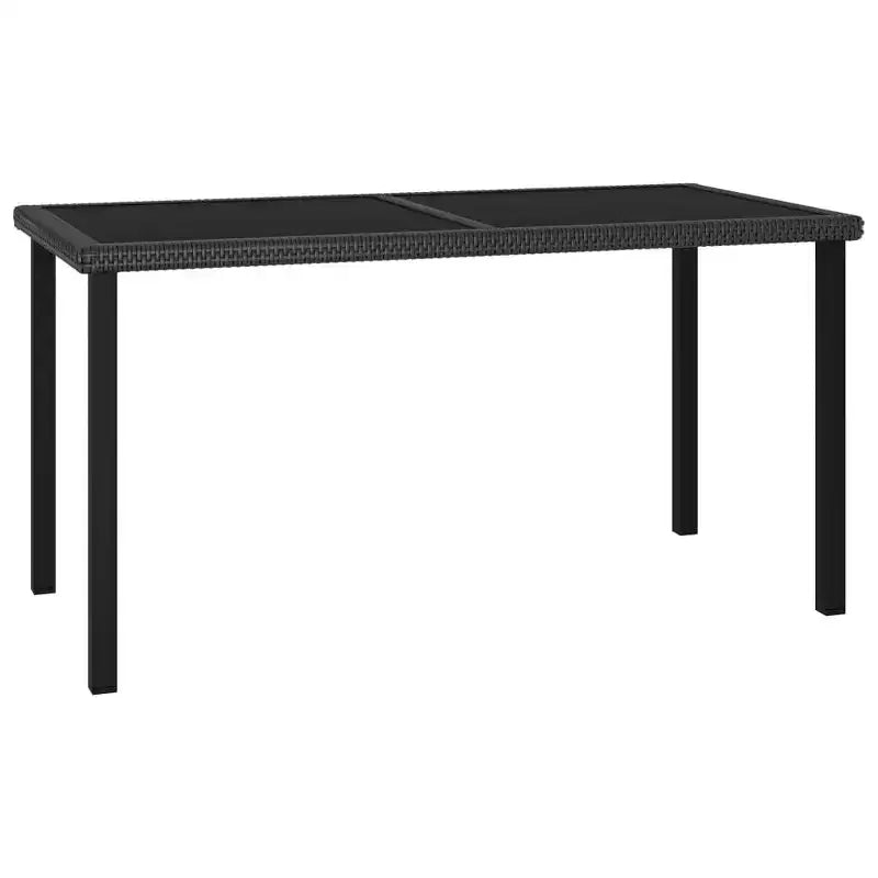 vidaXL Ensemble de salle à manger Résine tressée durable Ensemble de salle à manger Rectangulaire
