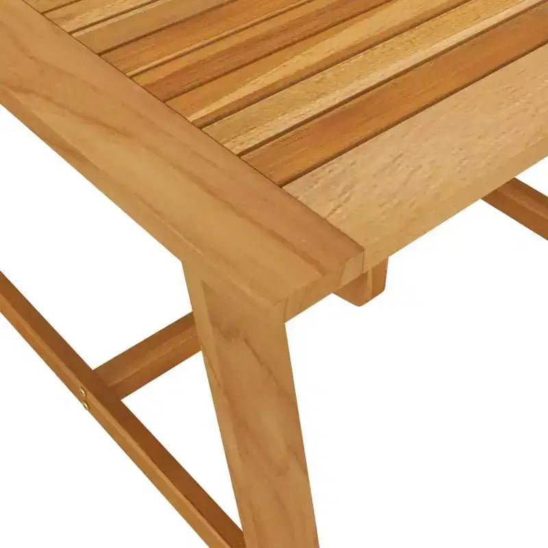vidaXL Ensemble de salle à manger Bois d'acacia massif Poids standard