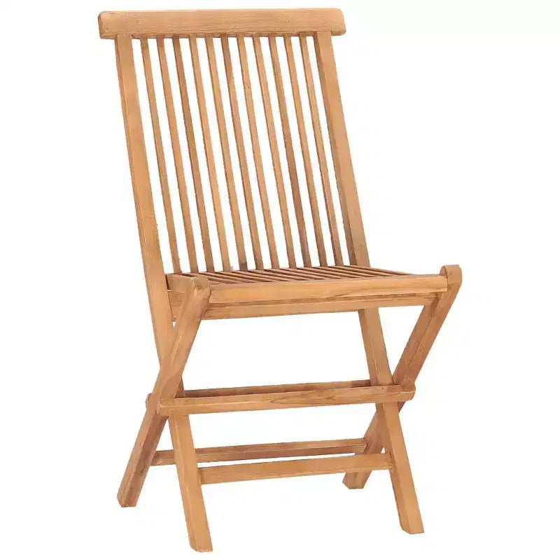 vidaXL Ensemble de salle à manger d'extérieur Teck naturel Bois dur de teck poncé lisse Compact