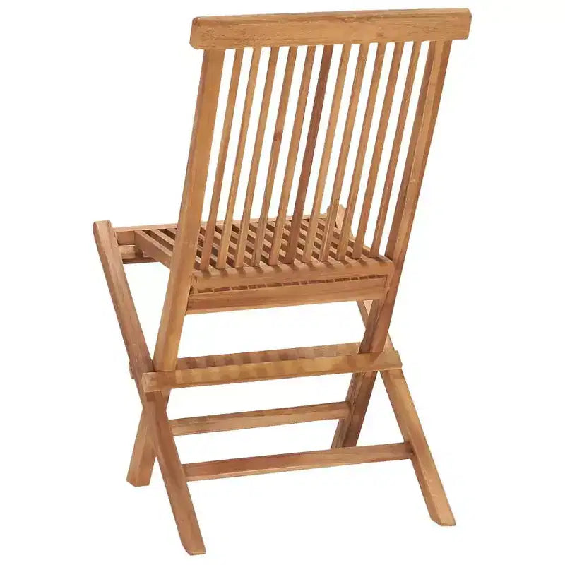 vidaXL Ensemble de salle à manger d'extérieur Teck naturel Bois dur de teck poncé lisse Compact