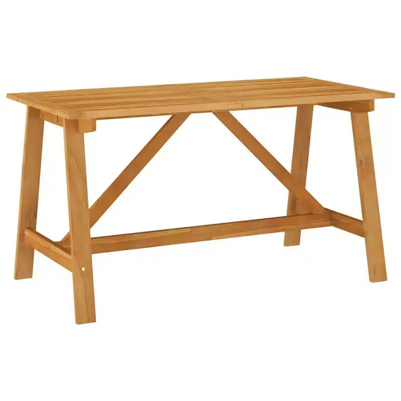 vidaXL Ensemble de salle à manger noir en bois d'acacia massif, résine tressée et acier thermolaqué
