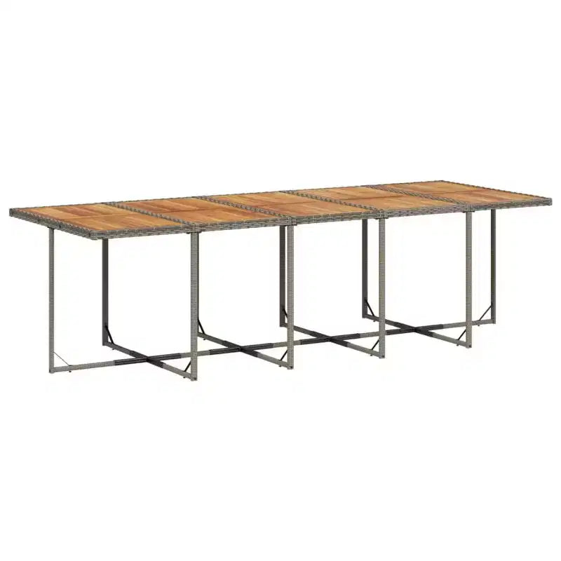 vidaXL Set de salle à manger d'extérieur 14 pcs Gris, bleu marine