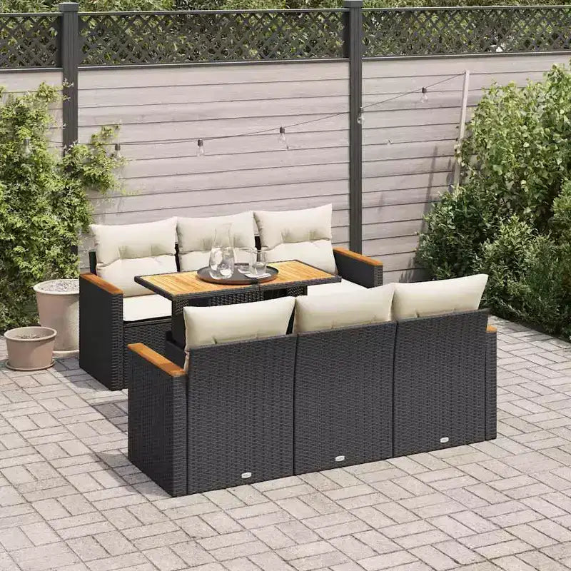 vidaXL Salon de jardin en résine tressée Grand salon de jardin modulable