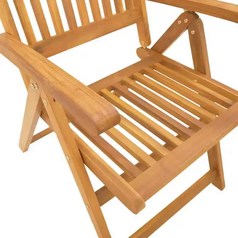 vidaXL Salon de jardin en bois massif d'acacia 4 places