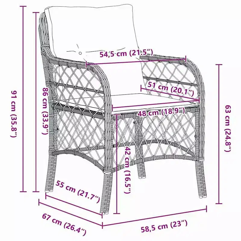 vidaXL Salon de jardin avec coussins 5 pcs Résine tressée Beige