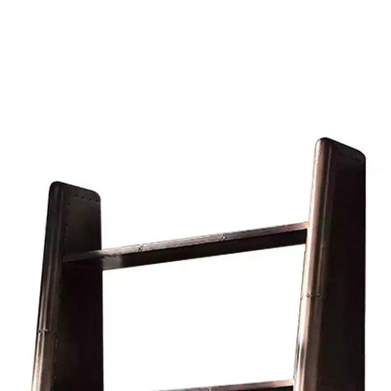 5-Tier Decorative Bookshelf, Aluminum Construction, 31.5" Wide, No Assembly Required