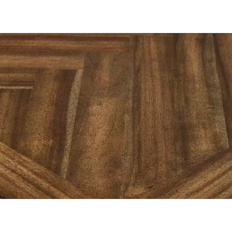 Traditional Wood Double Pedestal Executive Desk, 68.5" Wide, No Assembly, Brown