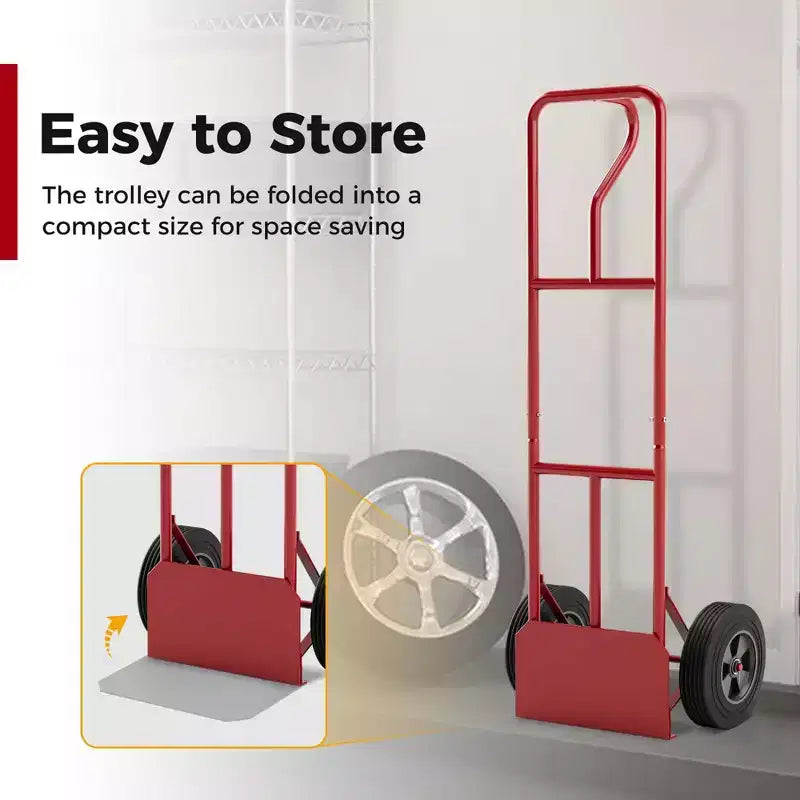 Metal Foldable Hand Truck 660 lbs 52''