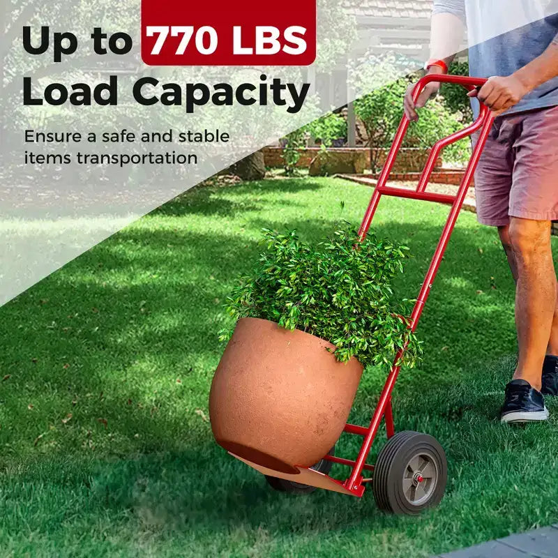 Metal Foldable Hand Truck 660 lbs 52''