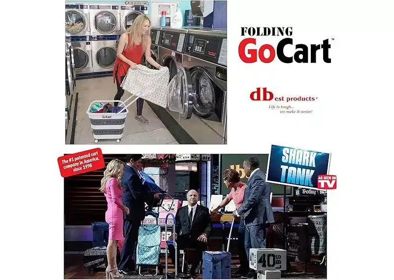 Folding Collapsible Laundry Basket on Wheels, Pop-Up Plastic Hamper Tote for Grocery or Laundry