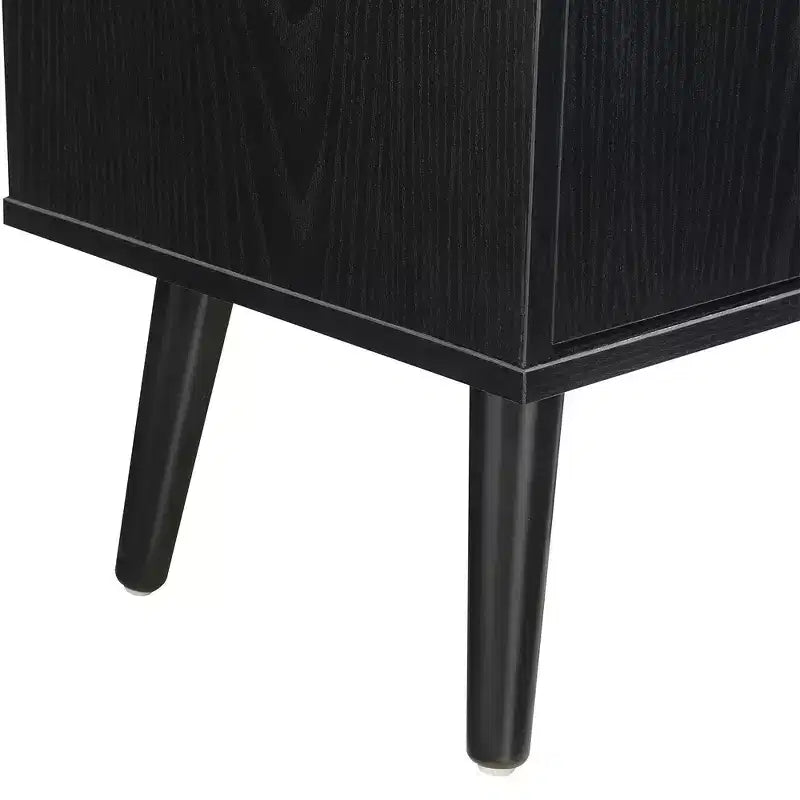 Storage Cube Organizer Sideboard Console Table with 3 Cubbies and 3 Cabinets