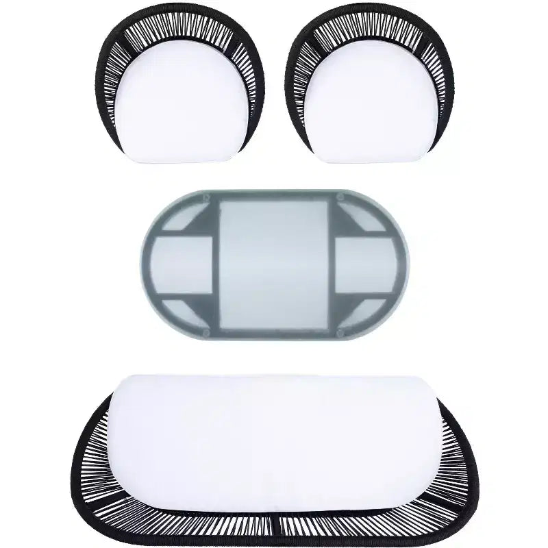 Ensemble de 4 pièces Halcott pour salon - Intérieur/Extérieur - PAT7526 - Safavieh