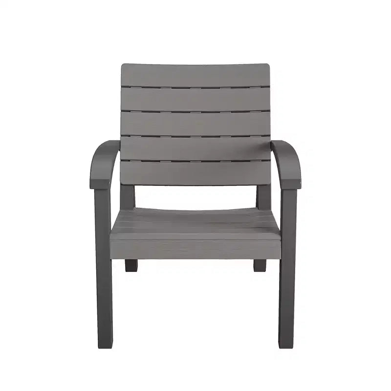 Ensemble de conversation 3 pièces COSCO Jetson avec table basse et 2 fauteuils, gris/noir