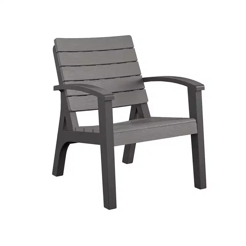 Ensemble de conversation 3 pièces COSCO Jetson avec table basse et 2 fauteuils, gris/noir