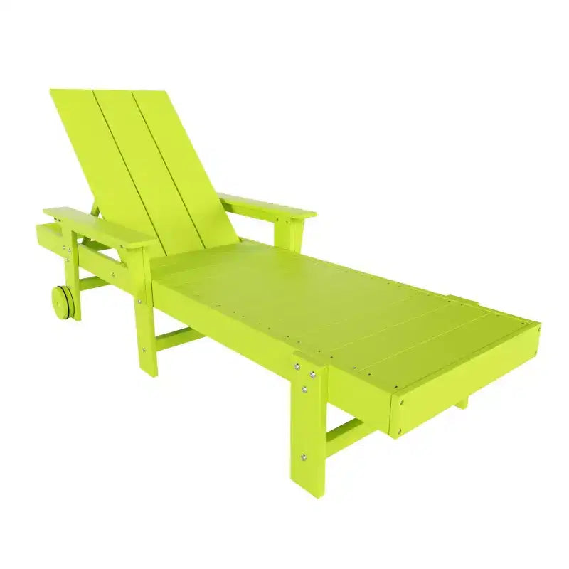 WestinTrends Ashore Chaise longue moderne inclinable avec table d'appoint, ensemble 2 pièces