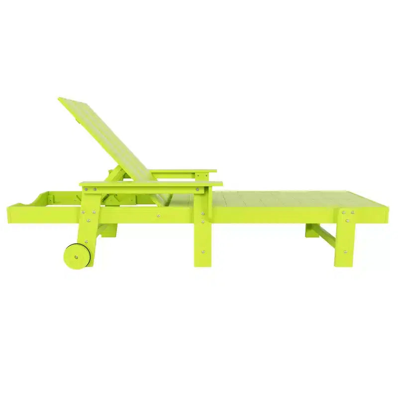 WestinTrends Ashore Chaise longue moderne inclinable avec table d'appoint, ensemble 2 pièces