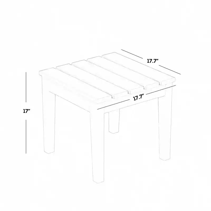 WestinTrends Ashore Chaise longue moderne inclinable avec table d'appoint, ensemble 2 pièces