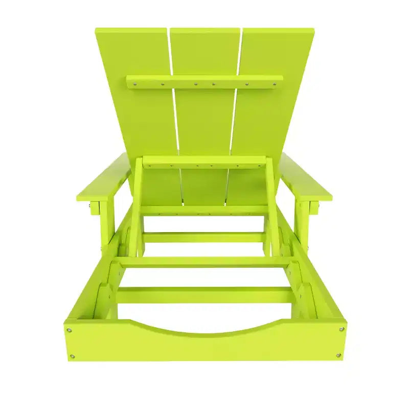 WestinTrends Ashore Chaise longue moderne inclinable avec table d'appoint, ensemble 2 pièces