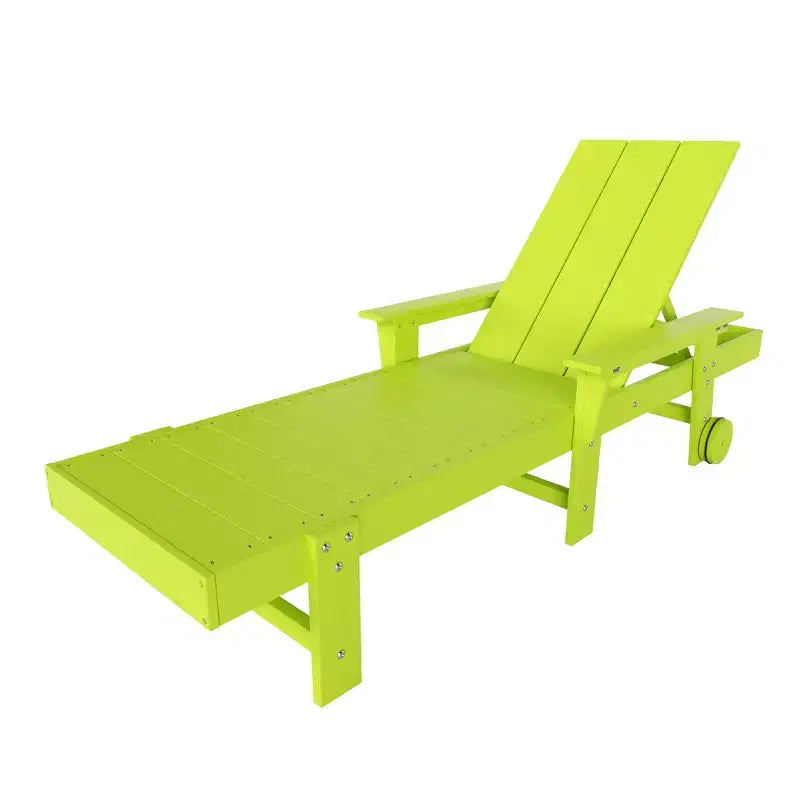 WestinTrends Ashore Chaise longue moderne inclinable avec table d'appoint, ensemble 2 pièces