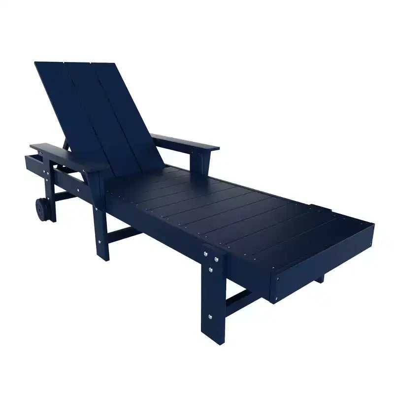 WestinTrends Ashore Chaise longue moderne inclinable avec table d'appoint, ensemble 2 pièces