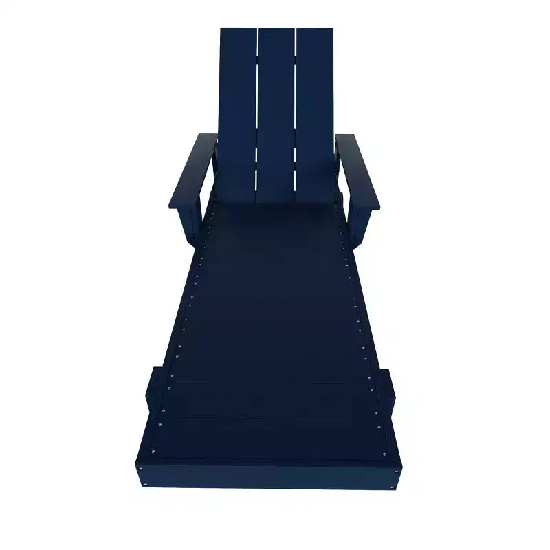 WestinTrends Ashore Chaise longue moderne inclinable avec table d'appoint, ensemble 2 pièces