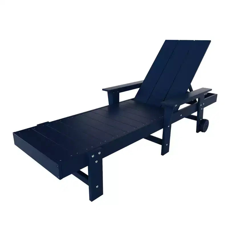 WestinTrends Ashore Chaise longue moderne inclinable avec table d'appoint, ensemble 2 pièces