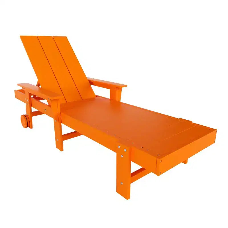 WestinTrends Ashore Chaise longue moderne inclinable avec table d'appoint, ensemble 2 pièces