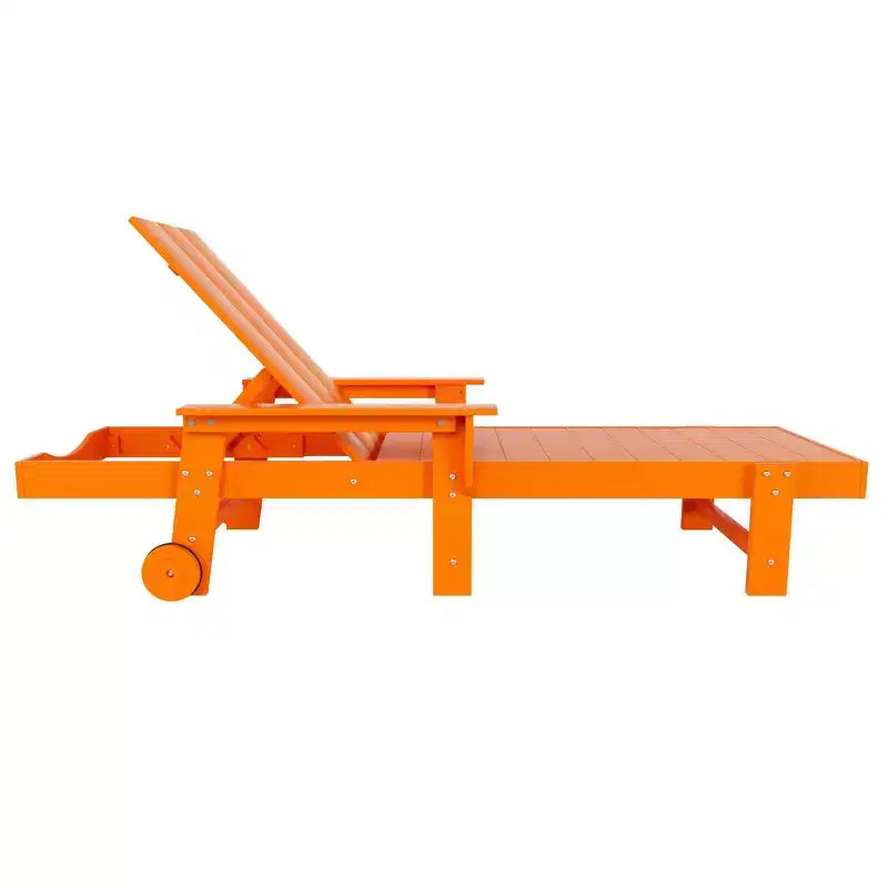 WestinTrends Ashore Chaise longue moderne inclinable avec table d'appoint, ensemble 2 pièces