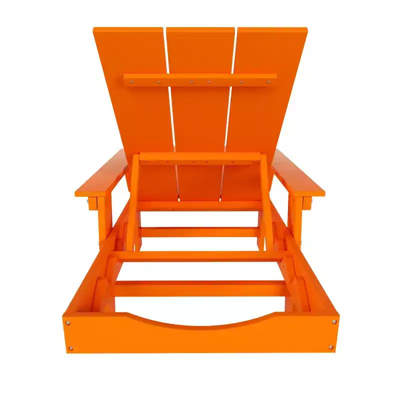 WestinTrends Ashore Chaise longue moderne inclinable avec table d'appoint, ensemble 2 pièces