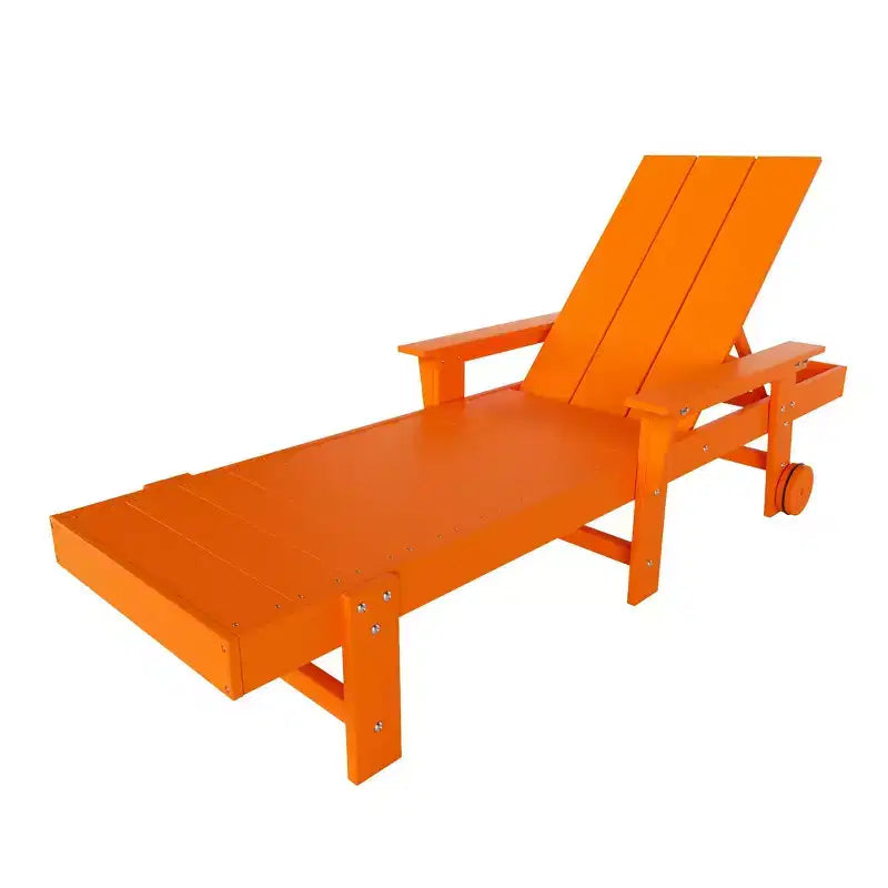 WestinTrends Ashore Chaise longue moderne inclinable avec table d'appoint, ensemble 2 pièces