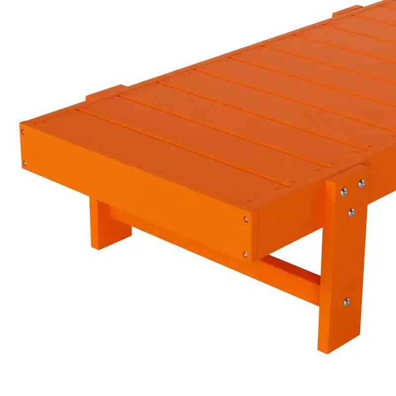WestinTrends Ashore Chaise longue moderne inclinable avec table d'appoint, ensemble 2 pièces