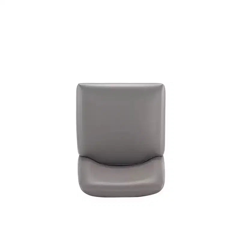 Leatherette Upholstered Metal Counter Height Barstool, Modern Kitchen or Bar Stool