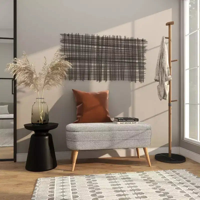 Metal Accent Table with Bell-Shaped Base, Modern Decorative Side Table for Living Room