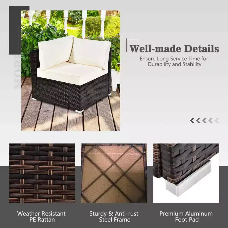 Ensemble de mobilier de patio Costway 7 pièces avec table foyer à gaz propane de 35" et housse imperméable