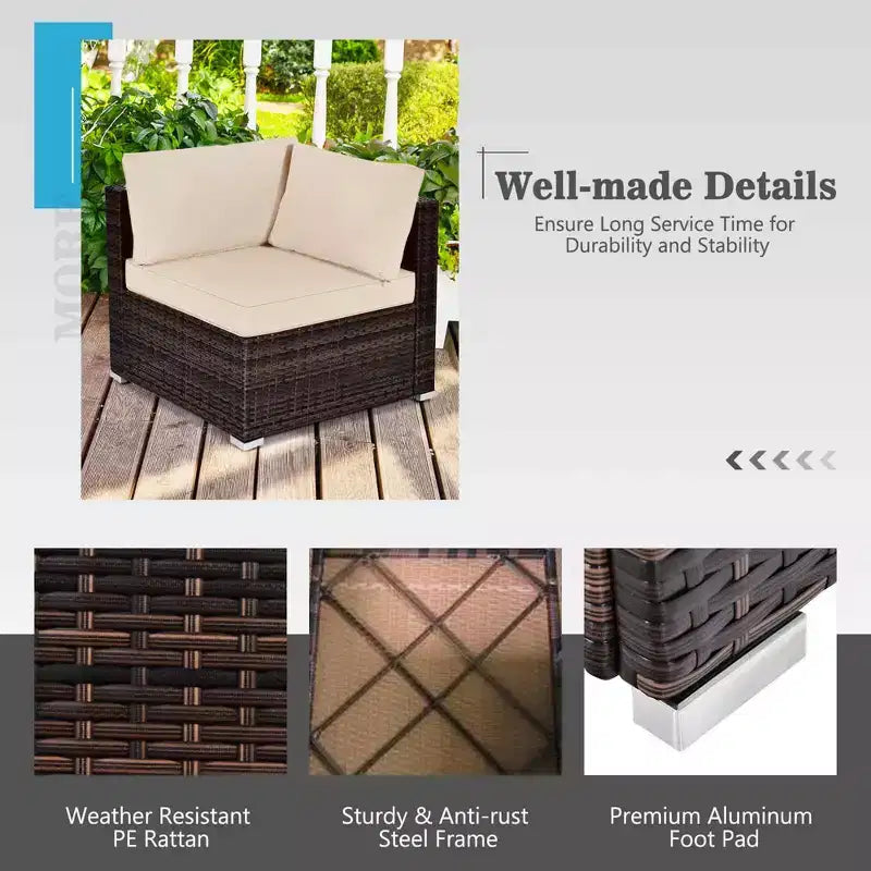 Ensemble de mobilier de patio Costway 7 pièces avec table foyer à gaz propane de 35" et housse imperméable