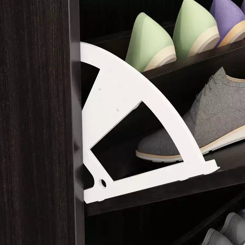Modern Entryway Shoe Cabinet with 3-Tier Shelves, Slim Freestanding Shoe Rack Organizer