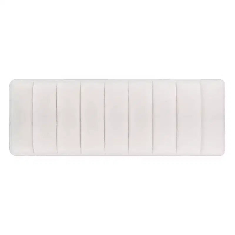 Metal Base Upholstered Bench, Iron Frame, Foam Seat, 53.5" Wide for Bedroom or Entryway