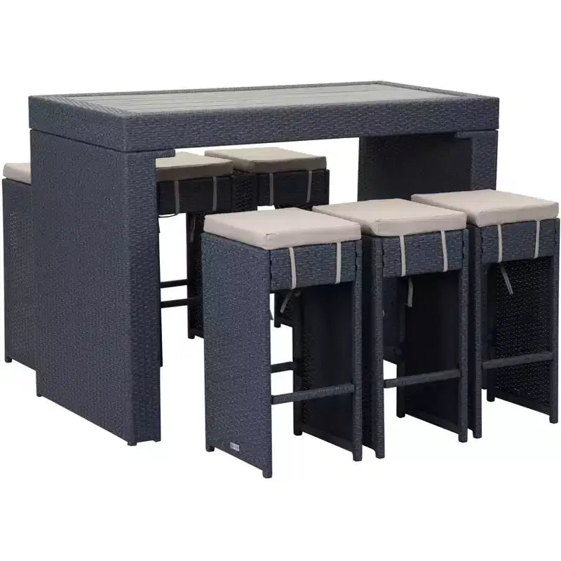 Ensemble de bar Sanders - Intérieur/Extérieur - PAT2502 - Safavieh